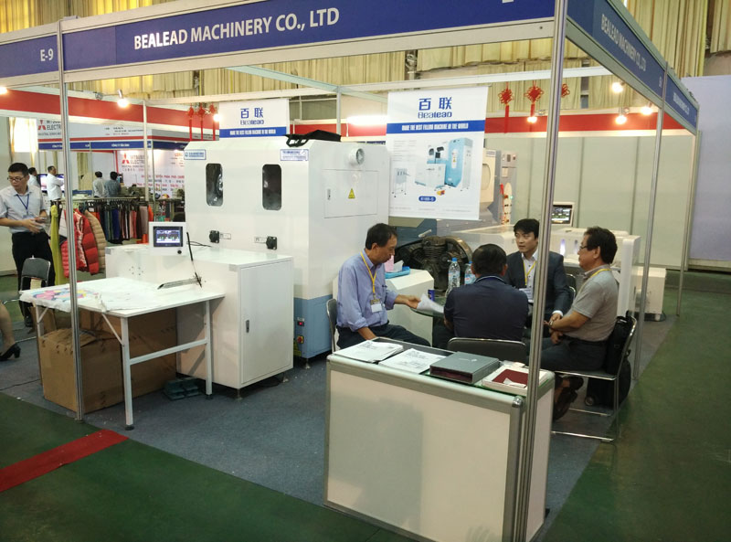 Bealead Down-Filling machine have been accepted in Southeast Asian market. Bealead has attend the exhibition at Hanoi, the benefits are to the new and also the old customers.