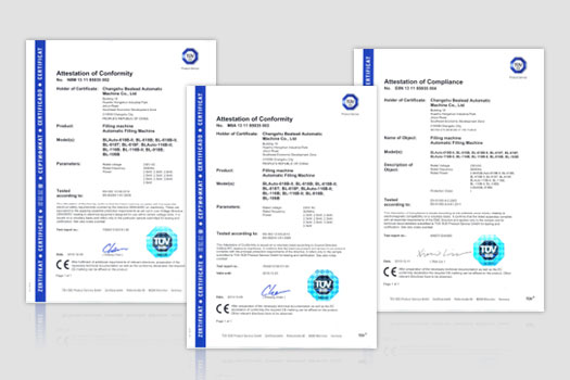 Congratulations on Successful CE Certification of Bealead Automatic Down-Filling Machine