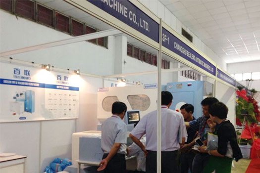 2014 Bealead Down Filling Machine World Tour Exhibition in Vietnam and Indonesia