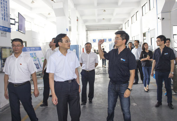 The group of municipal party secretary of Changshu city has survey and visit to Bealead